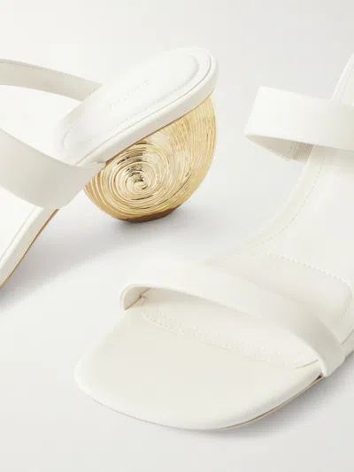Simkhai Two-strap Slingback Mules In Neutral