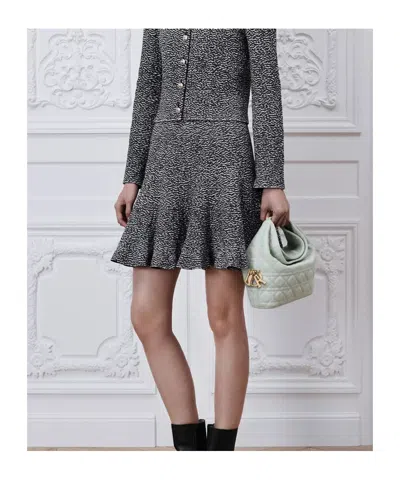 Dior Godet Miniskirt In Multi