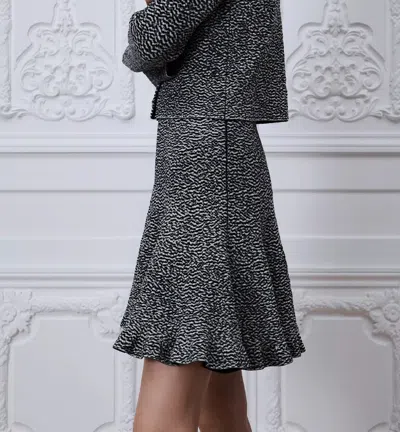 Dior Godet Miniskirt In Multi