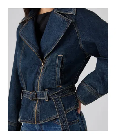 Levi's Belted Denim Jacket In Blue