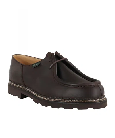 Paraboot Derby Michael In Pelle Liscia In Brown