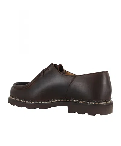 Paraboot Derby Michael In Pelle Liscia In Brown