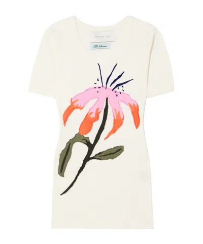 Conner Ives Graphic Patch T-shirt In White