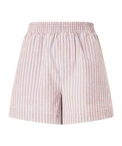Varley Elastic Waist Pull-on Shorts In White