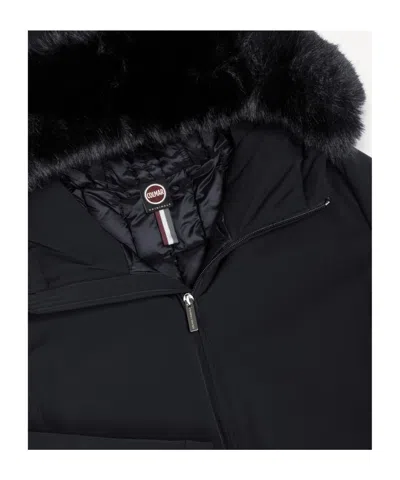 Colmar Long-sleeved Down Jacket In Black
