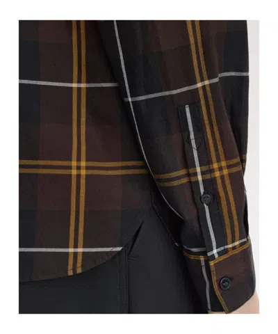 Fred Perry Check-pattern Shirt In Brown
