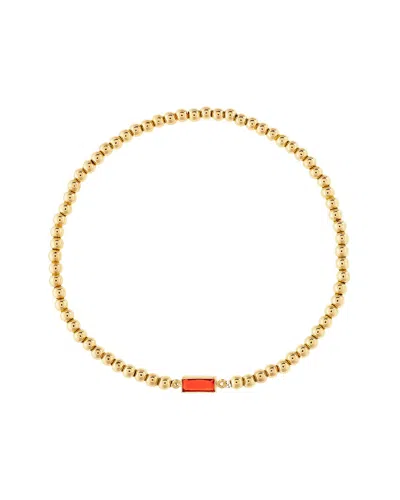 Rivka Friedman 18k Cz Stackable Bracelet In Gold