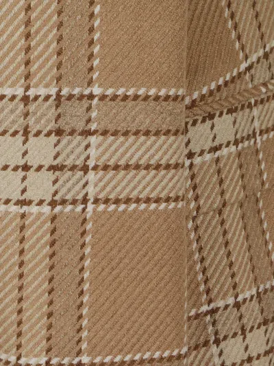 Kiton Checked Single-breasted Jacket In Brown