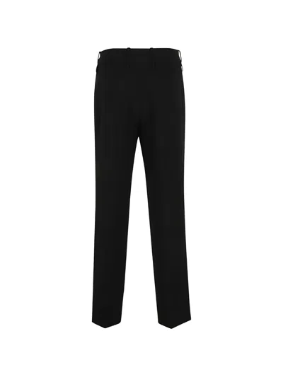Ermanno Scervino Belt-loop Tailored Trousers In Black