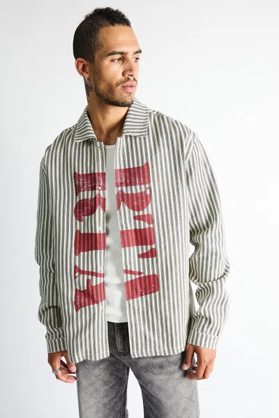 Rta Parlan Shacket In Gray