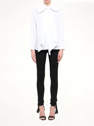 Givenchy Pussy-bow Shirt In White