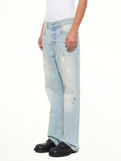 Represent Painted Denim Jeans In Blue