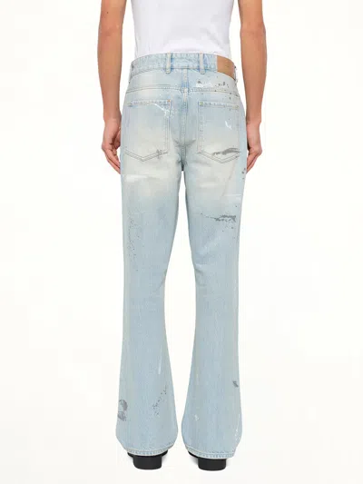 Represent Painted Denim Jeans In Blue