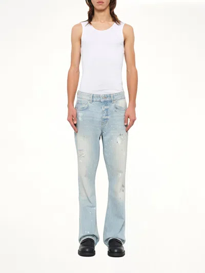 Represent Painted Denim Jeans In Blue