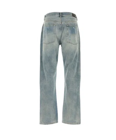 Amiri Straight Mx1 Distressed Jeans In Multi