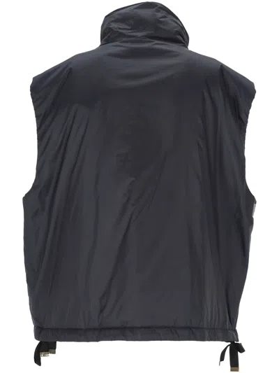 Max Mara Sleeveless Padded Jacket In Blue