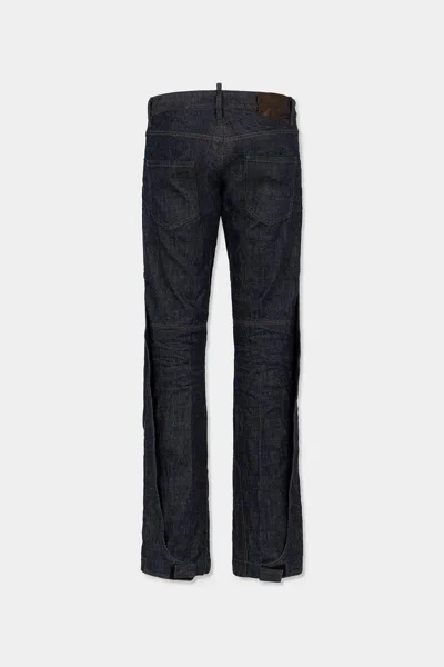 Dsquared2 Belt-loop Jeans In Blue