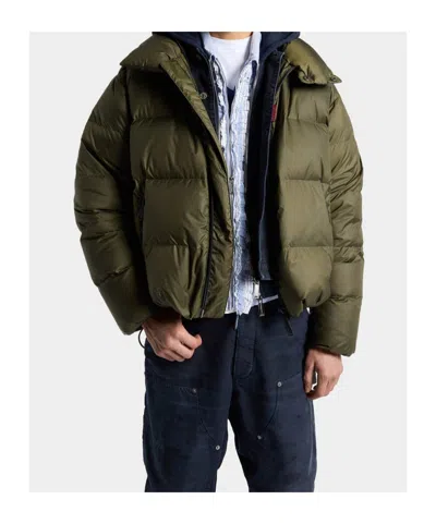 Dsquared2 D2 Upside Down Jacket In Green