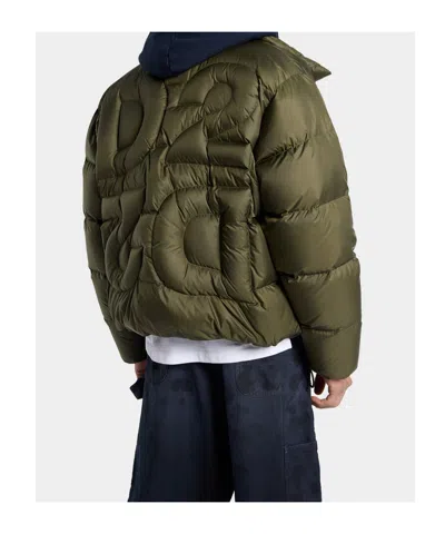 Dsquared2 D2 Upside Down Jacket In Green
