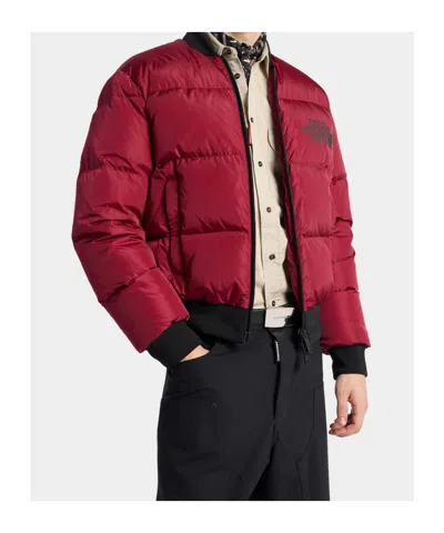 Dsquared2 Easy Down Bomber Jacket In Red