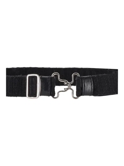 Prada Logo Belt In Black
