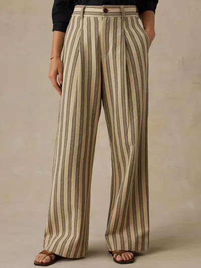 Faherty Summit Pleated Pants In Multi