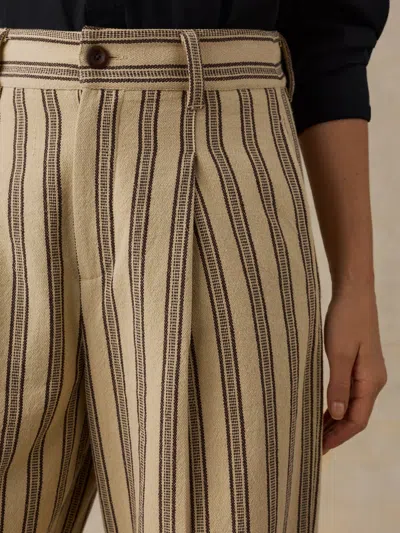 Faherty Summit Pleated Pants In Multi
