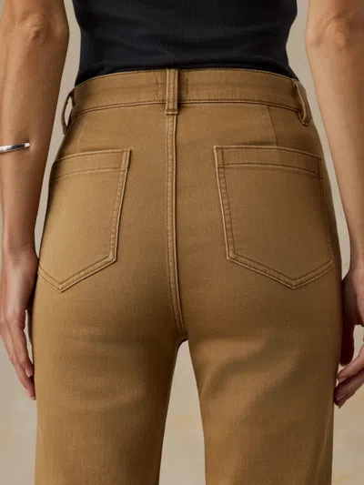 Faherty Stretch Terry Patch Pocket Pants In Brown