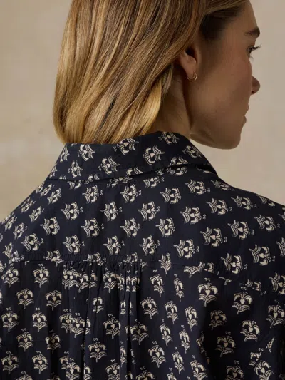 Faherty Suki Blouse In Eclipse Blossom