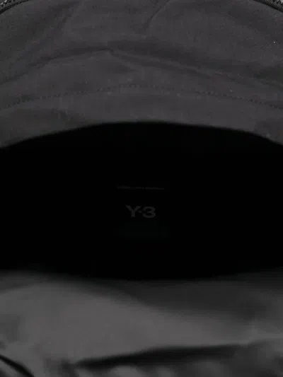 Y-3 Logo-embellished Backpack In Black