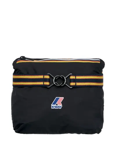 K-way Le Vrai 4.0 Claudette Logo-patch Hooded Jacket In Multi