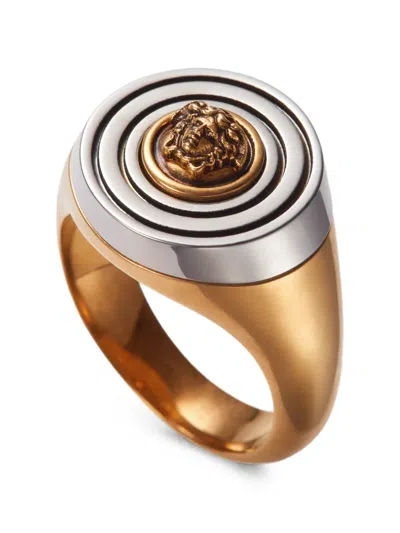 Versace Orbit Ring In Gold
