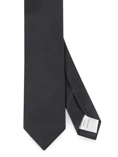 Lardini Pointed-tip Tie In Black