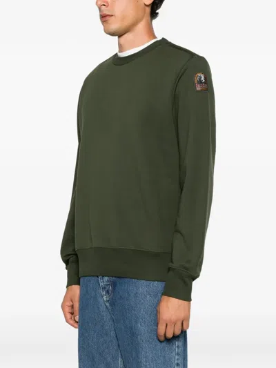 Parajumpers Pullover Mit Logo-patch In Green