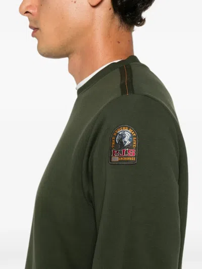Parajumpers Pullover Mit Logo-patch In Green