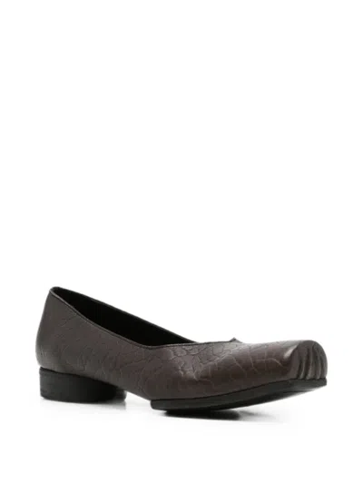Uma Wang Crinkled-effect Square-toe Pumps In Multi