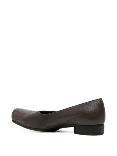 Uma Wang Crinkled-effect Square-toe Pumps In Multi