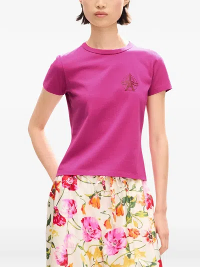 Kenzo Eiffel Tower T-shirt In Pink