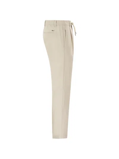 Herno Technical Fabric Drawstring Trousers In Multi