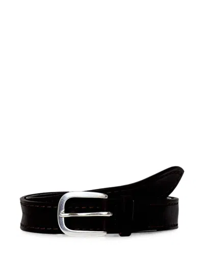Orciani Leather Belt In Black