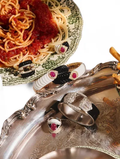 Andreoli Ruby And Diamond Ring In Gold