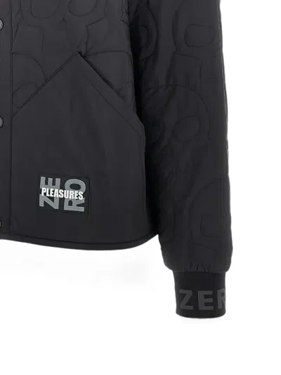 Pleasures Thomas Quilted Skull-pattern Jacket In Black