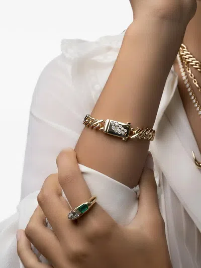 Uniform Object Dowry Emerald And Diamond Ring In Gold