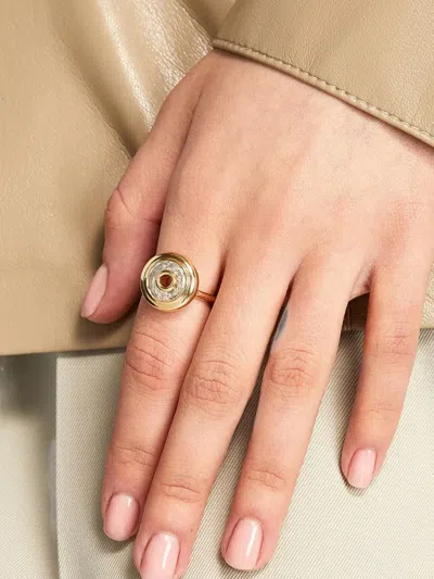 Moritz Glik Roda 18k Yellow Gold Diamond Ring In Gold