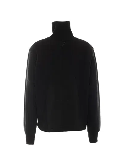 Thom Krom Oversized High Neck Sweatshirt In Black