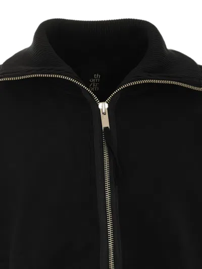 Thom Krom Oversized High Neck Sweatshirt In Black