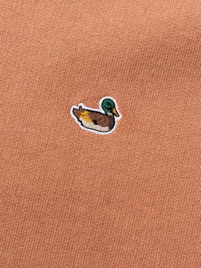 Edmmond Studios Duck-patch Sweater In Orange