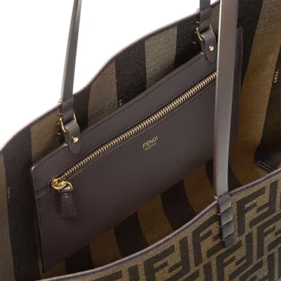 Fendi Roll Medium In Brown