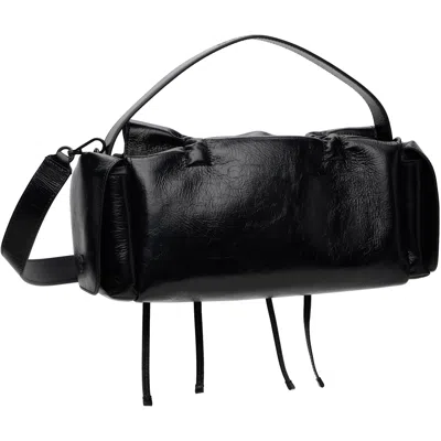 Acne Studios Black Multipocket Shoulder Bag In 900 Black