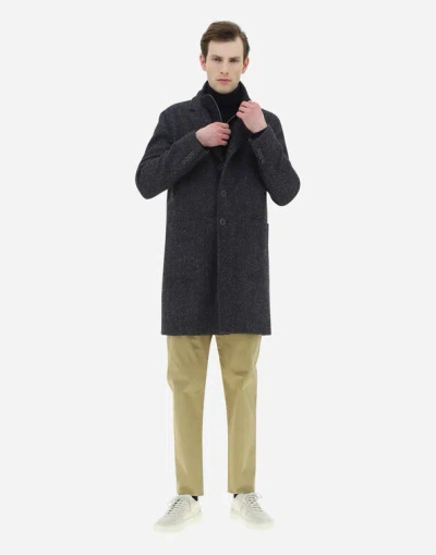 Herno Nottingham Ecoage Layered Coat In Black